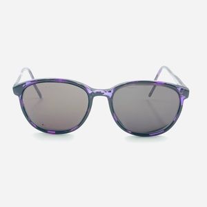 Vintage Mainstreet Purple Oval Sunglasses Frames